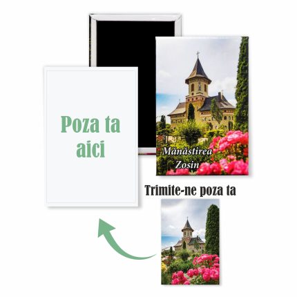 Magnet metalic personalizabil