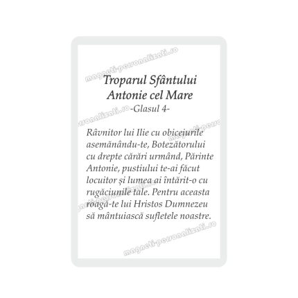 Set 100 Iconite Plastifiate, 110, Sfantul Antonie Cel Mare