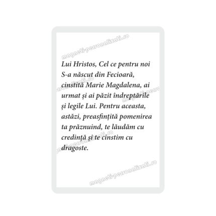 Set 100 Iconite Plastifiate, 114, Sfanta Maria Magdalena
