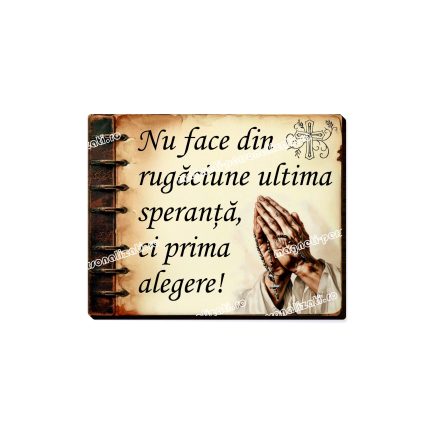 Set 20 magneti din lemn cu mesaje