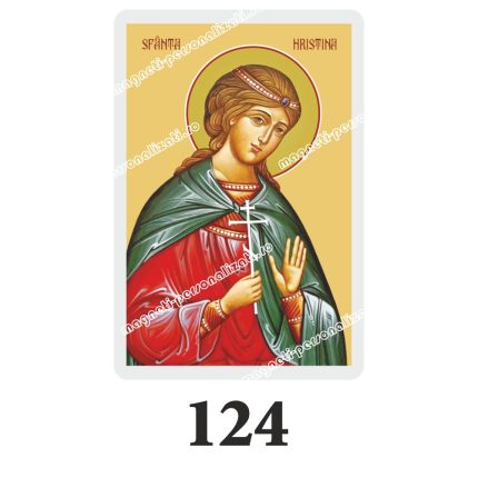 Set 100 Iconite Plastifiate, 124, Sfanta Hristina