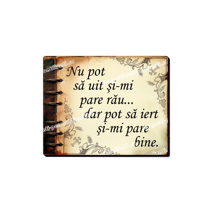 Set 20 magneti din lemn cu mesaje