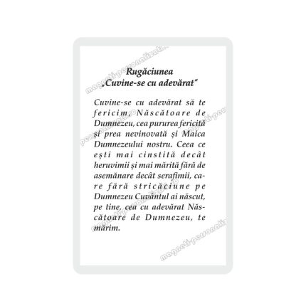 Set 100 Iconite Plastifiate, 24, Maica Domnului Gherontissa