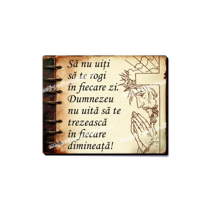 Set 20 magneti din lemn cu mesaje, 255