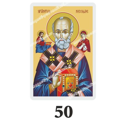 Set 100 Iconite Plastifiate, 50, Sfantul Nicolae