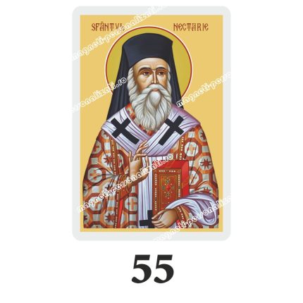 Set 100 Iconite Plastifiate, 55, Sfantul Nectarie