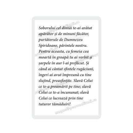 Set 100 Iconite Plastifiate, 59, Sfantul Spiridon