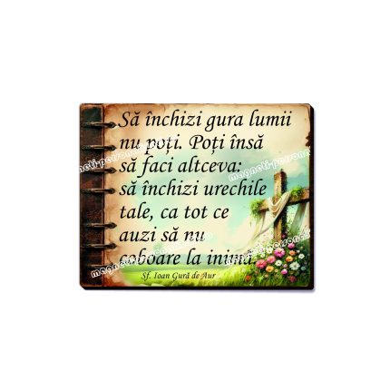 Set 20 magneti din lemn cu mesaje