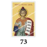 Set 100 Iconite Plastifiate, 73, Sfantul Daniel