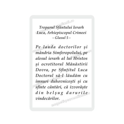 Set 100 Iconite Plastifiate, 79, Sfantul Luca al Crimeei