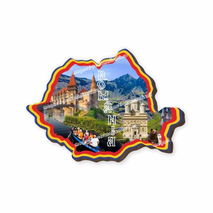 Set 30 magneti, Harta Romania